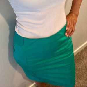 Cute and sexy emerald green pencil skirt